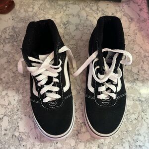 Vans Black and White Sneakers